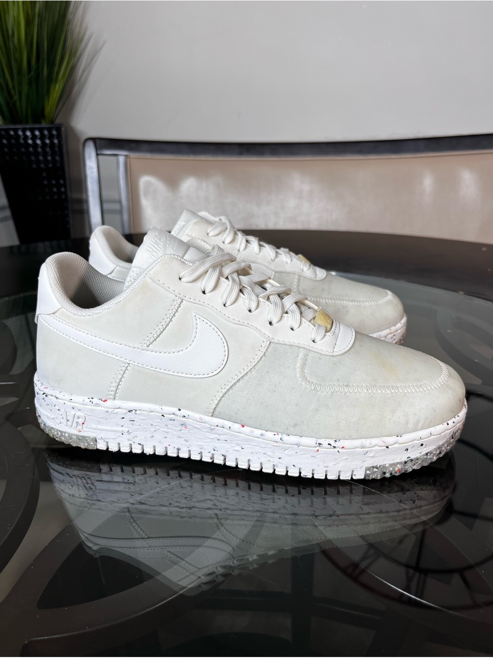 Nike Air Force 1 Crater Summit White Women's Low Top Sneakers Sz 11